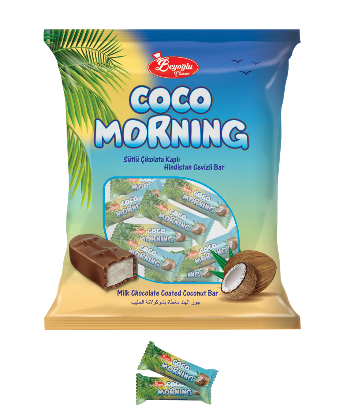 Coco Morning Sütlü Çikolata Kaplı Hindistan Cevizli Bar