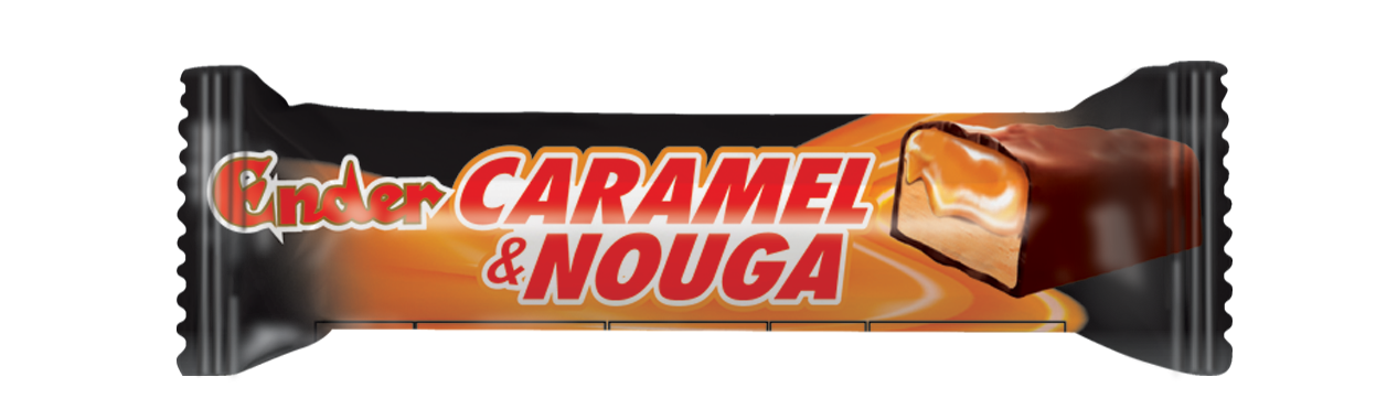 Ender Caramel & Nouga Kokolin Kaplı Karamelli Nouga Bar